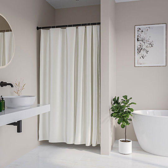 Sealskin Shower Curtain 240x200cm Off-White
