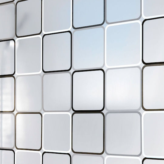 Spirella Frame Κουρτίνα Μπάνιου 180x200 cm Λευκή