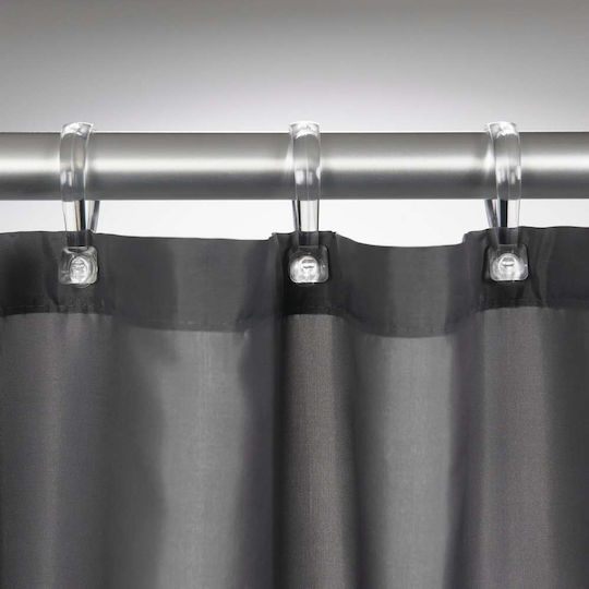 Sealskin Madeira Κουρτίνα Μπάνιου Υφασμάτινη 180x200 cm Γκρι