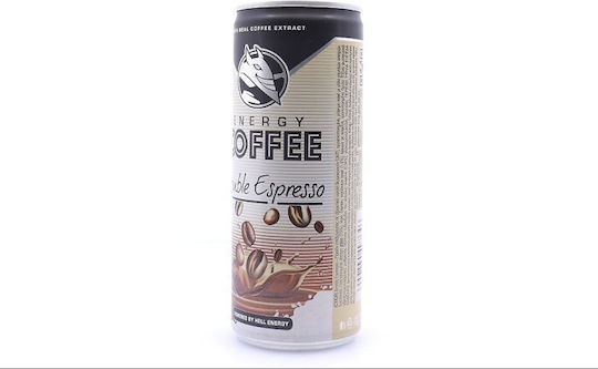 Hell Coffee Energy Drink Double Espresso Χωρίς Ανθρακικό σε Κουτί 250ml