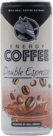 Hell Coffee Energy Drink Double Espresso Χωρίς Ανθρακικό σε Κουτί 250ml