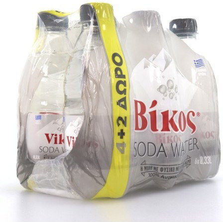 Vikos Soda with Carbonation in Bottle 6x330ml