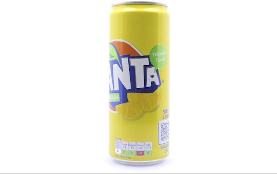 Fanta Λεμονάδα με Ανθρακικό σε Κουτί 4x330ml