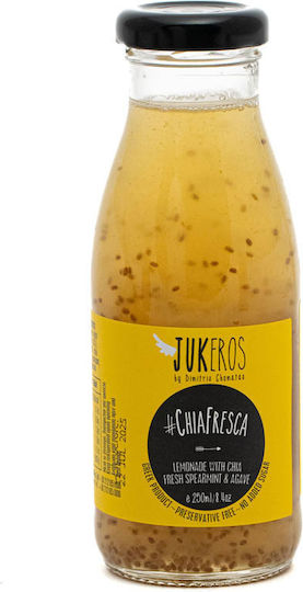 Jukeros Chia Fresca Limonadă Fără carbonatare și zahăr în Sticlă 260ml
