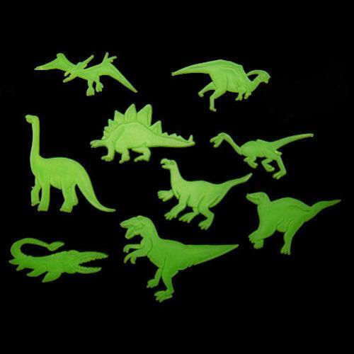 4M Kinder Wandsticker Wand Leuchtend 3D Dinosaurs 8Stück