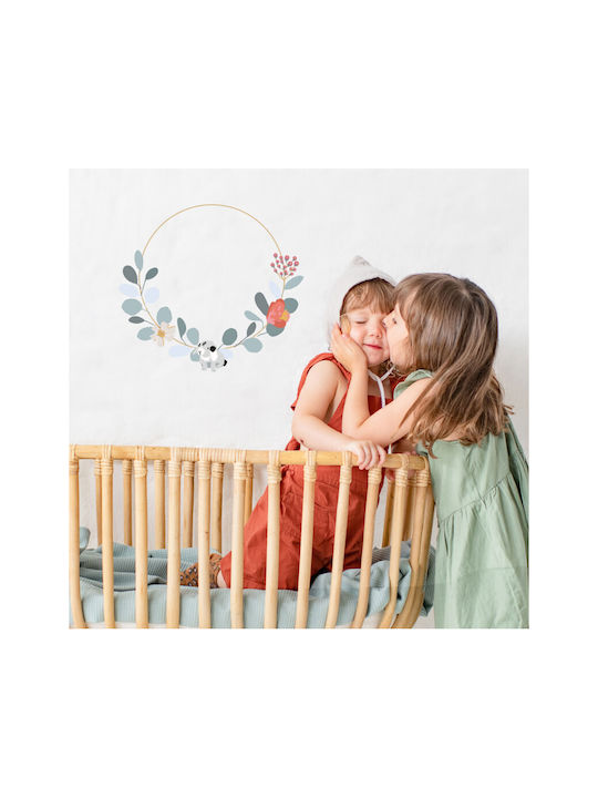 Mimi'lou Autocolant Decorativ pentru Copii Perete Flower Wreath