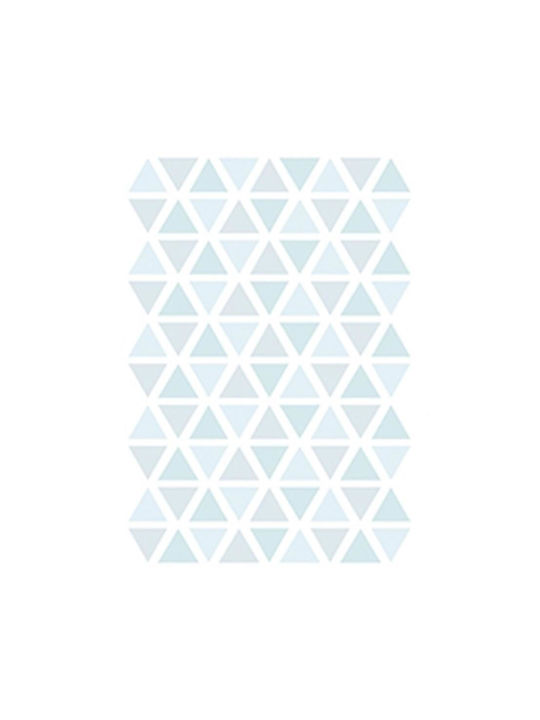 Sweet Blue Triangle Wall Stickers Lilipinso