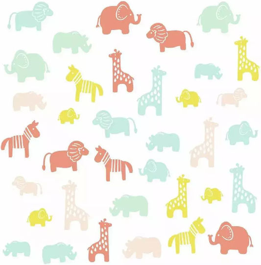 RoomMates Decor Детска стикерна за стена Стена Animal Silhouettes 36бр