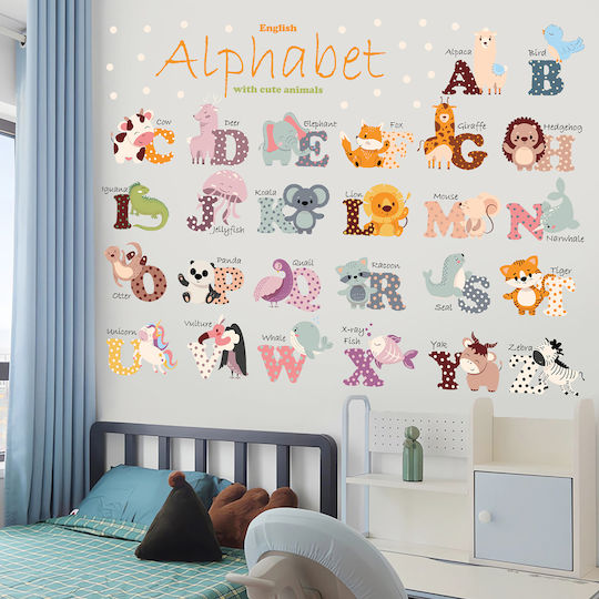 Sipo Autocolant Decorativ pentru Copii Perete 90x60buc