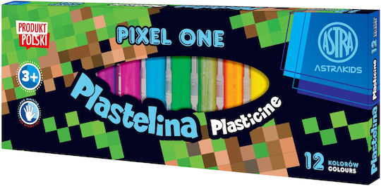 Astra Plasticină în Casetă Pentru 3+ Ani 12 Bucăți Classic