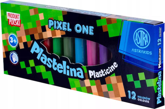 Astra Plasticină în Casetă Pentru 3+ Ani 12 Bucăți Classic