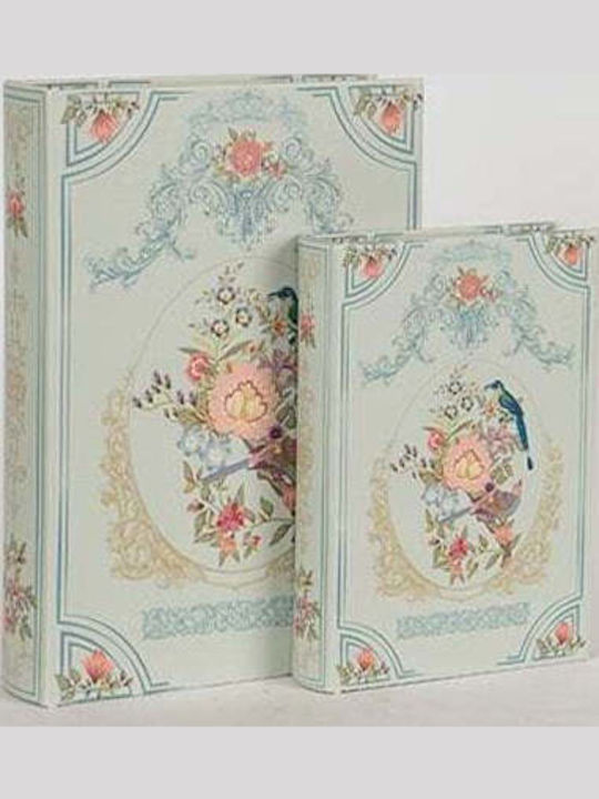 Set Cutii Decorative Lemnoase În formă de carte 2buc