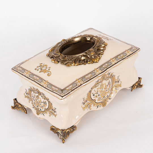 Porcelain Decorative Box 27.5x16.5x15.5cm