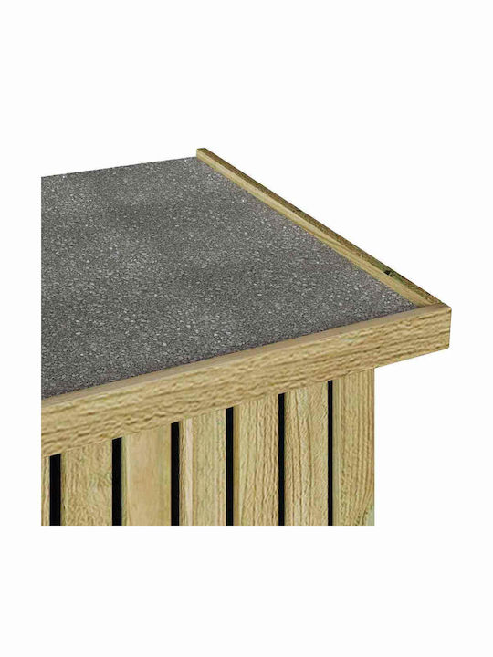 vidaXL Διακοσμητικό Κουτί Ξύλινο 119x44x58.5cm