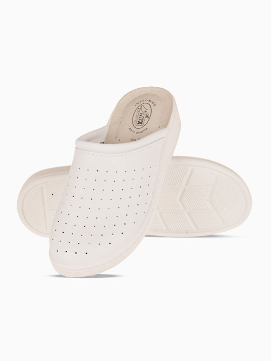 Ανδρικά Ανατομικά Σαμπό 330.350-l Ασπρο