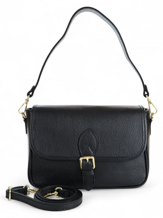 Leather Women's Bag Crossbody Black