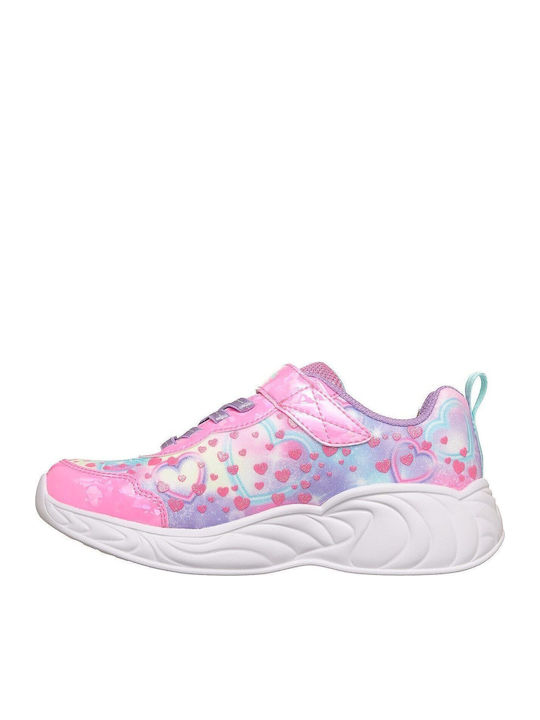 Kids Sneakers with Scratch Pink