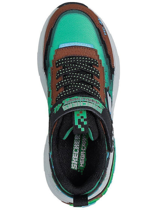 Mega-craft 4K Παιδικά Sneakers με Σκρατς Πράσινα