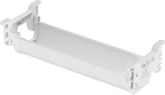 Maclean MC-106 W Drawer Cable Organizer System Under Desk Maximum Load 5 Kg White