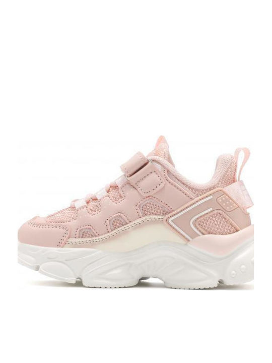 Kids Sneakers with Scratch Pink