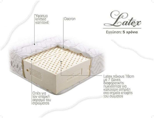 Linea Strom Μονό Ανατομικό Στρώμα Latex / Foam 100x190x21cm