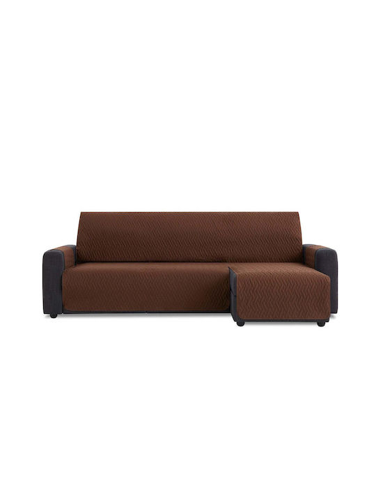 Sofazip Impermeabil Husă Elastică Canapea de colț Brown 280εκ. 1buc SZMATIMPCS280MARO