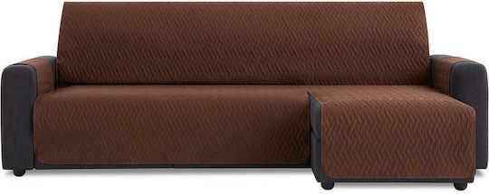 Sofazip Wasserdicht Elastische Abdeckung für Ecksofa Brown 280εκ. 1Stück SZMATIMPCS280MARO