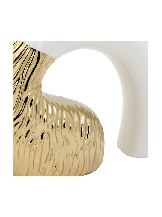 Keskor Decorative Vase White 18x7x19cm