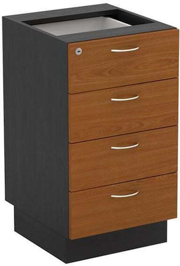 Γραφείο Executive 180x80x75εκ. Κερασί/σκούρο Γκρι