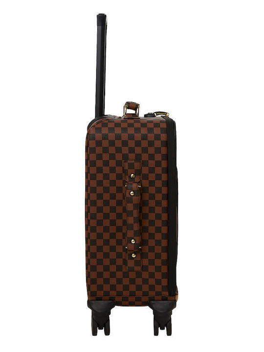 Sprayground Hennyville Cabin Suitcase Brown with 4 Wheels Height 54cm
