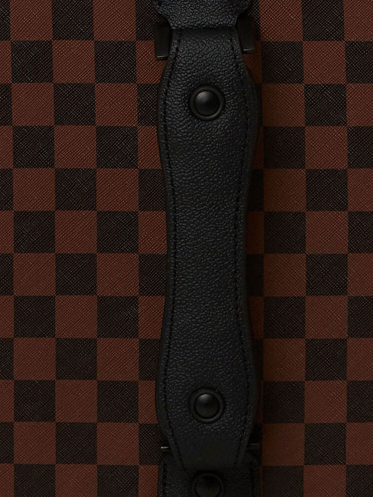 Sprayground Dose Check Deux Valiză De Călătorie De Cabină Neagră Cu 4 Roți Înălțime 22 Cm
