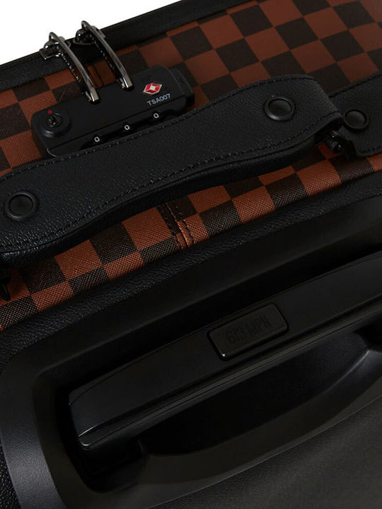 Sprayground Dose Check Deux Valiză De Călătorie De Cabină Neagră Cu 4 Roți Înălțime 22 Cm