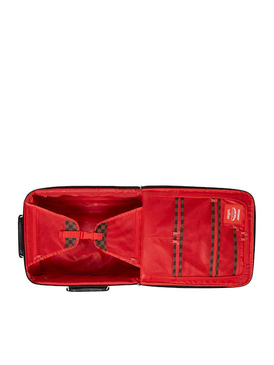 Sprayground Dose Check Deux Valiză De Călătorie De Cabină Neagră Cu 4 Roți Înălțime 22 Cm
