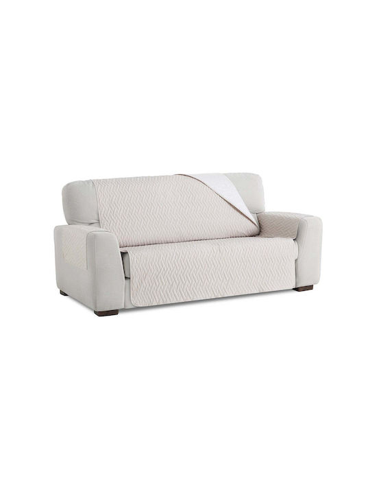 Sofazip Impermeabil Husă Elastică Canapea cu patru locuri Ivory 200εκ. 1buc SZMATIMPIV