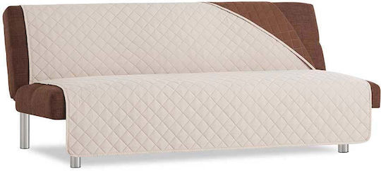 Sofazip Husă Elastică Canapea cu trei locuri Brown-beige 180εκ. 1buc SZMATFBMABE