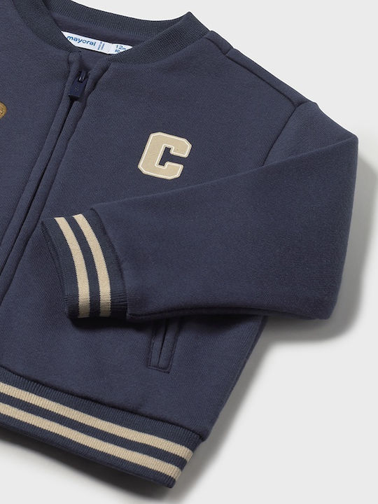 Kids Cardigan Cotton Blue