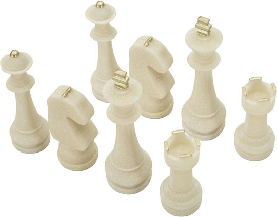 Mauro F Holzspielsteine für Schach Gold 8 Stück