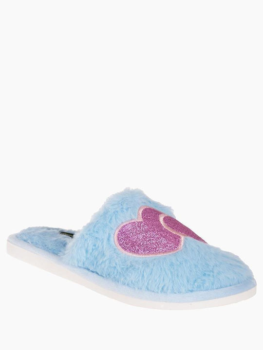 Winter Women's Slippers Light Blue