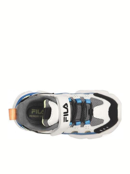 Memory Spinel 3 V Kids Sneakers with Scratch White