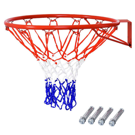 Costway Kids' Basketball Hoop Outdoor Wall Mount with Ball