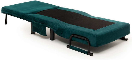 Sento Single Schlafsessel Petrol Blau 75x50x75cm