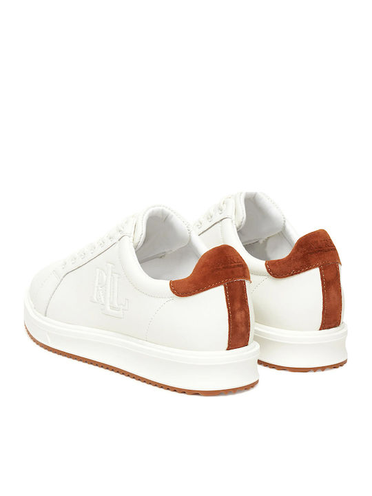 Top Lace Sneakers Snow White / Lauren Tan
