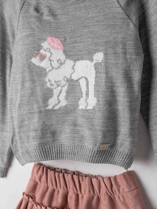 Комплект Зима 3бр Grey - Pink