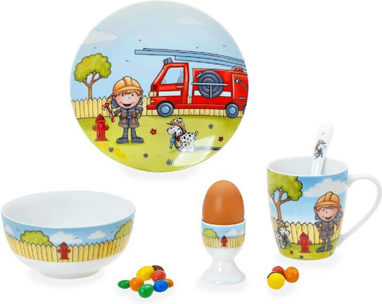 Cryspo Trio Feeding Set made of Porcelain 5pcs