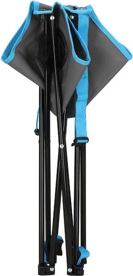 Σετ Τραπεζιού για Camping Πτυσσόμενο 47x47x45cm Μπλε