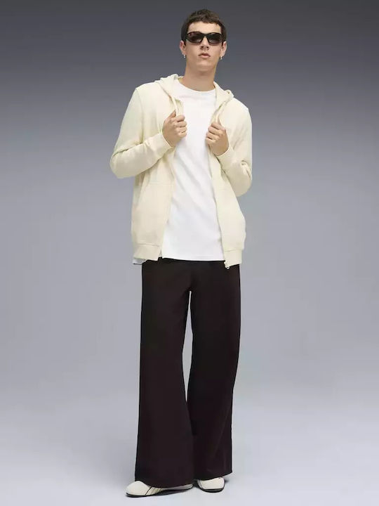 Sweatshirt with Hood Beige