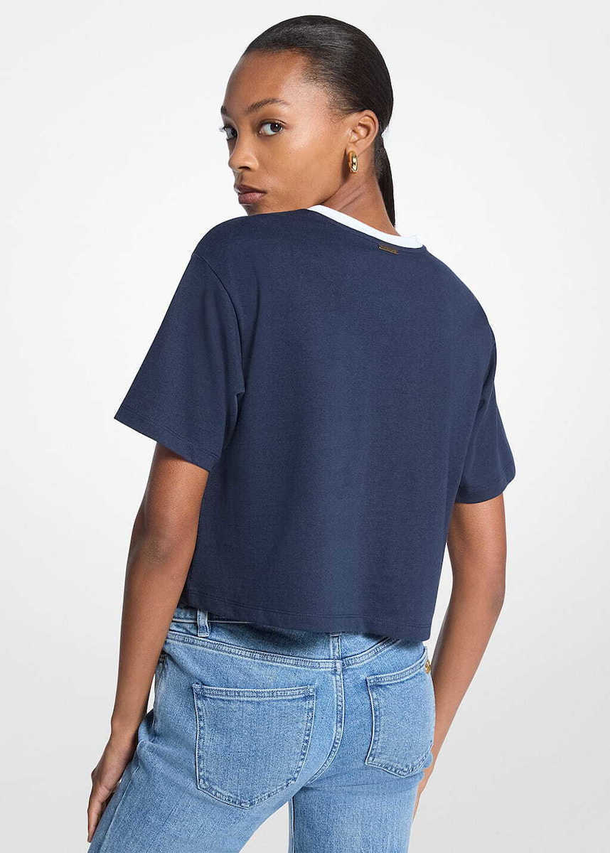 Michael Kors Women's T-shirt Dark Blue MF551WN2ZU-409 | Skroutz.mt