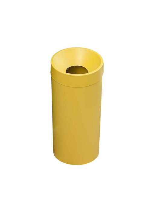 Viomes Coș de Reciclare Plastic Galben 36lt 1buc