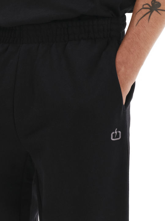 Sweatpants with Elastic Black