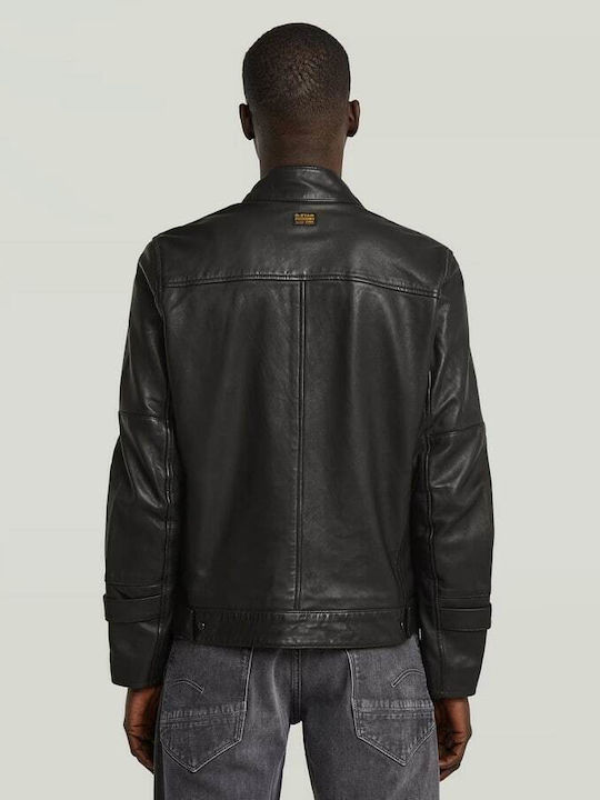 Lederjacke Jacke Biker Schwarz